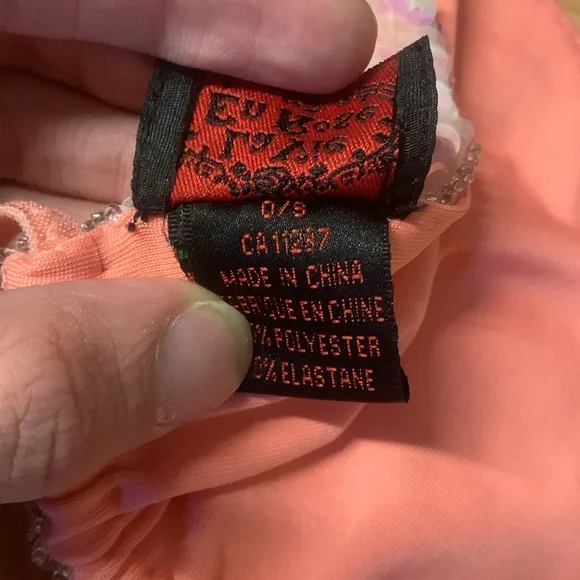 small sequin string bikini top - Picture 3 of 3